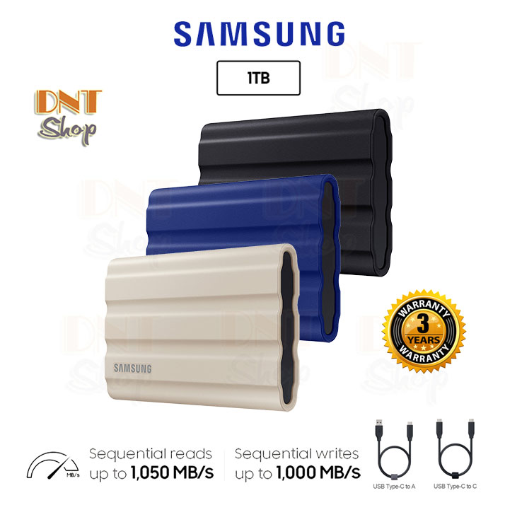 Ổ cứng di động SSD Portable Samsung T7 Shield 1TB USB 3.2 Gen 2