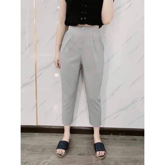 Quần đũi baggy cạp khuy , quần công sở đũi cạp khuy