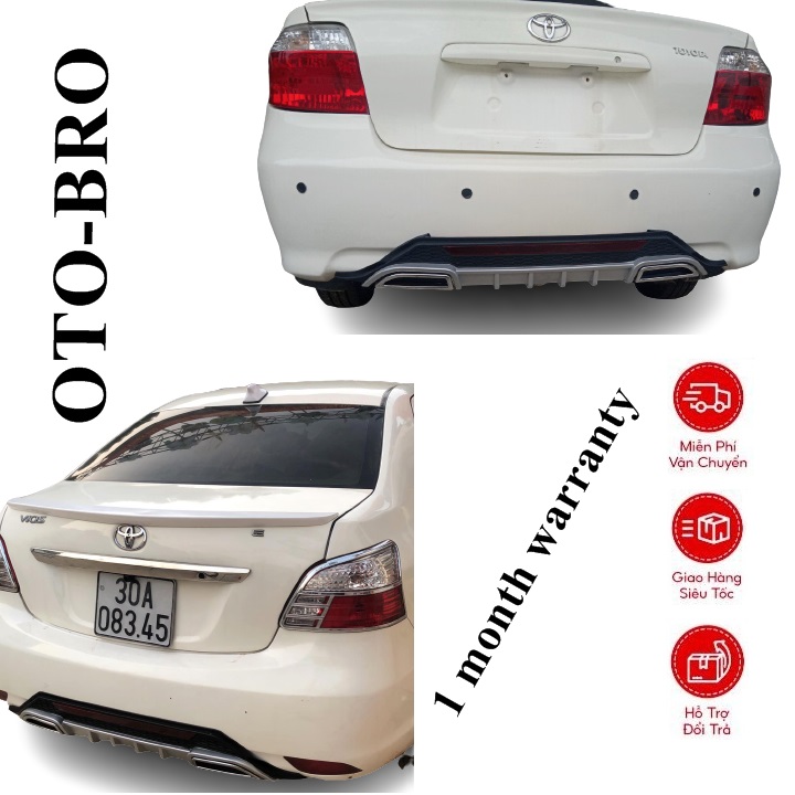 Lippo cản sau toyota vios 2009-2014