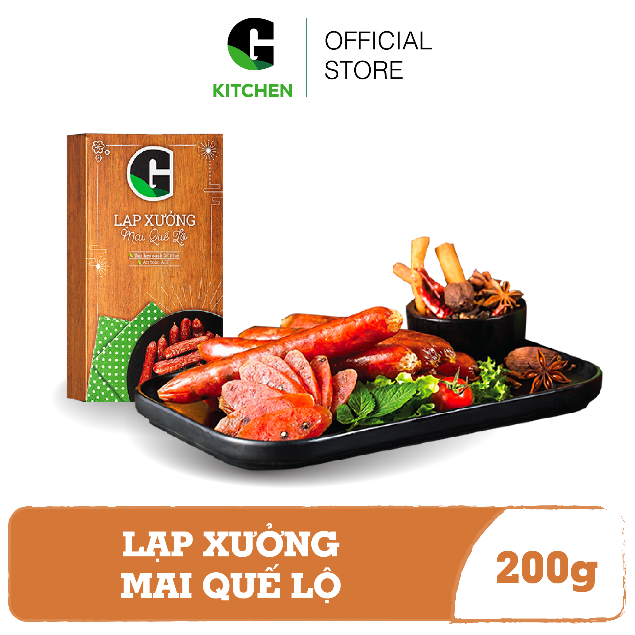 [Giao nội thành HCM] Lạp Xưởng Mai Quế Lộ G Kitchen 200g