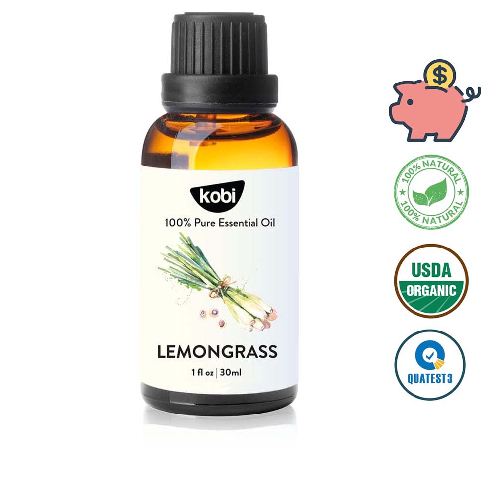 Tinh dầu Sả Chanh Kobi Lemongrass essential oil nguyên chất giúp khử mùi