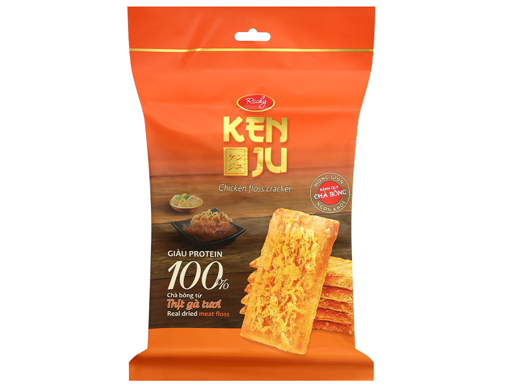 Bánh quy chà bông Richy Kenju gói 192g