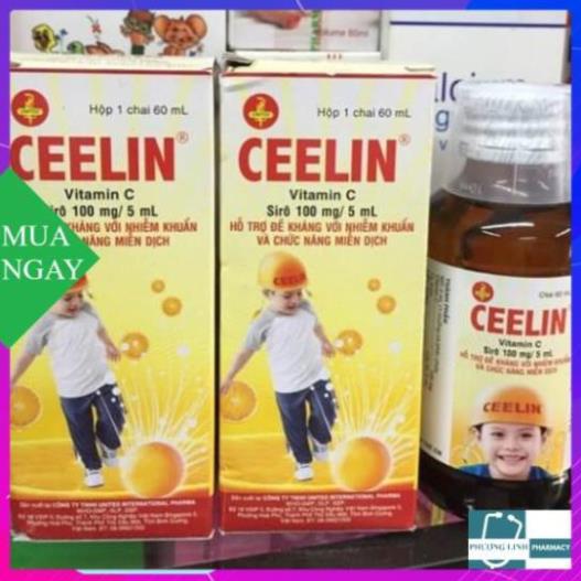 Ceelin - vitamin c hỗ trợ tăng sức đề kháng cho trẻ