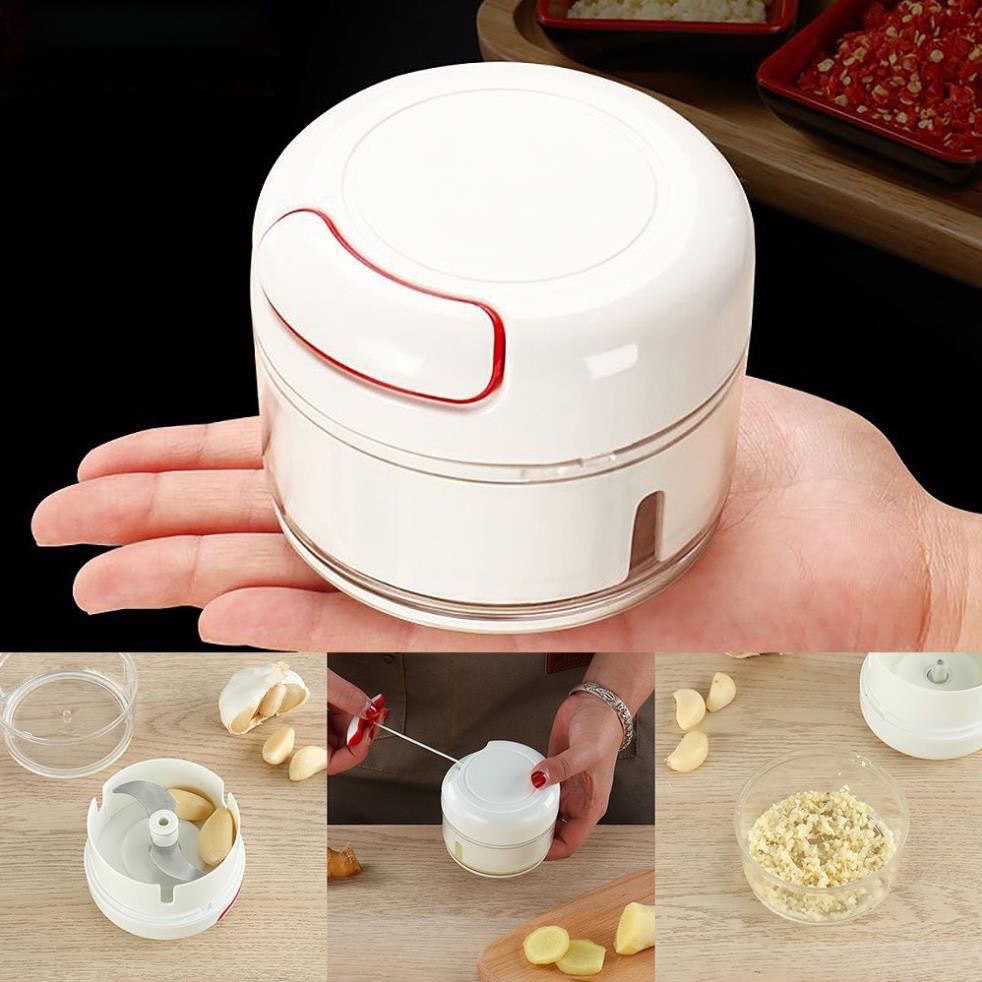 Máy Xay Đa Năng Bằng Tay Say Hành Tỏi Ớt Rau Củ Quả Cực Nhanh