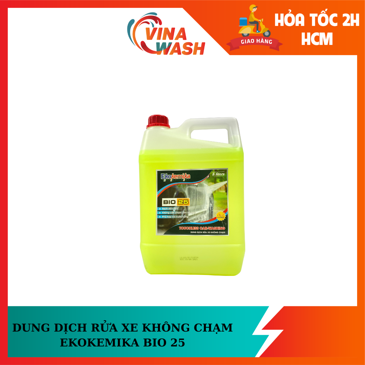Dung dịch rửa xe không chạm Ekokemika Bio25