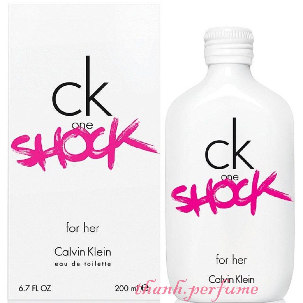 Nước hoa nữ 200ml calvin klein ck one shock for her edt