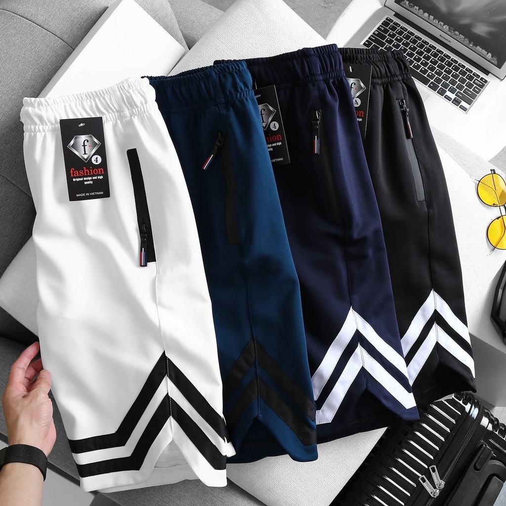 Bigsize - quần short thun nam big size viền chân 140kg mặc đẹp