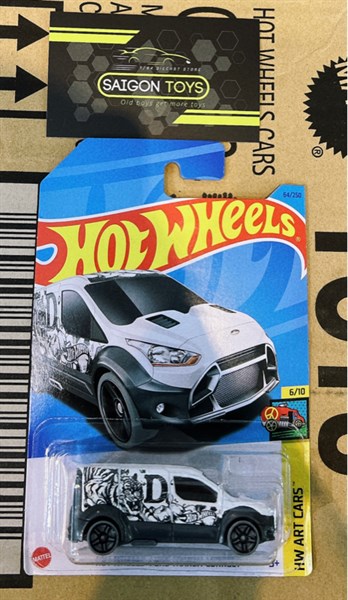 HW Basic Ford Transit Connect - Xe mô hình đồ chơi Hot Wheels chính hãng tỷ lệ 1:64
