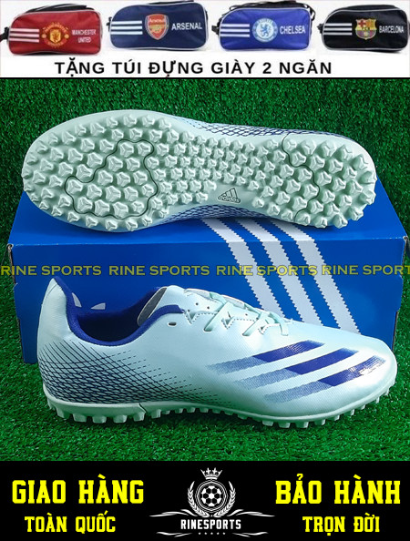 Giày bóng đá nhân tạo adidas x 20.3 xanh ngọc tf hàng super thailand