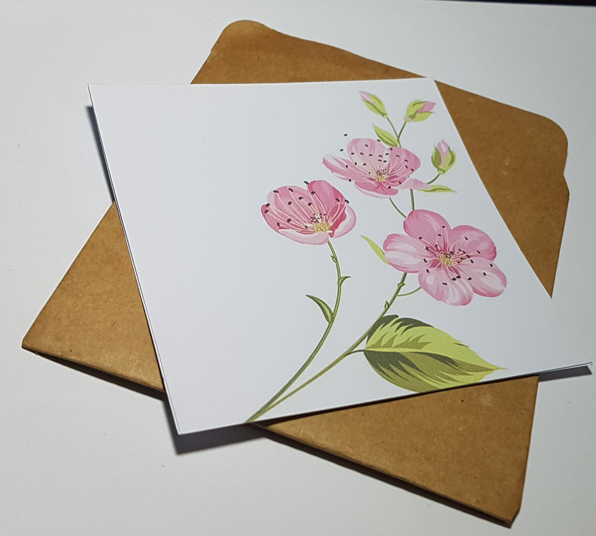 Thiệp phong cách Vintage card quà cám ơn ,chúc mừng sinh nhật và giử tặng người thân yêu.HOA041