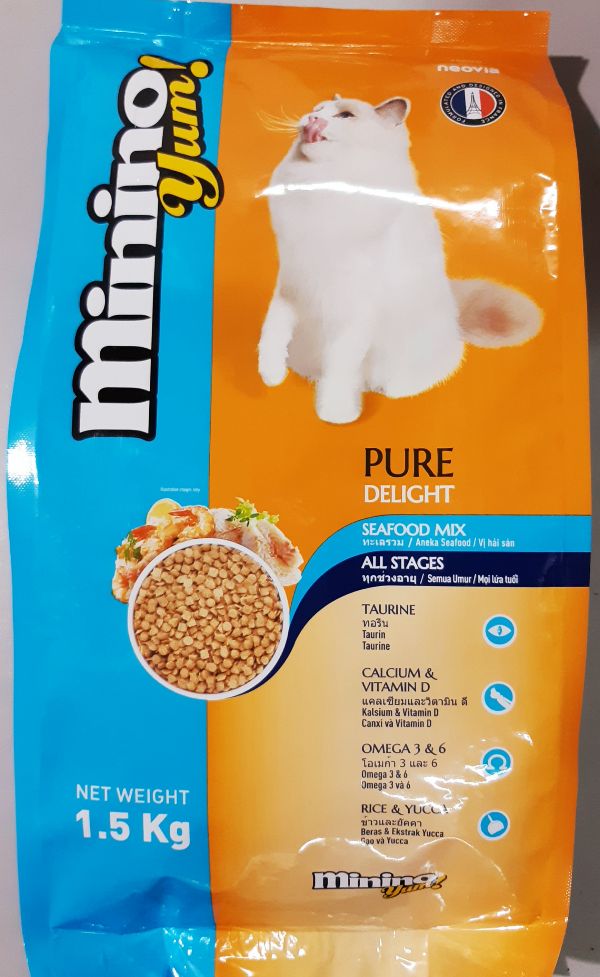 Hạt Minino Yum vị hải sản 1.5kg