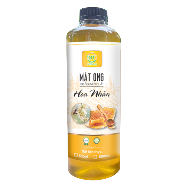 Honey Flower pure manual ntfood 1000mL 500ml - Nhat TIn Food