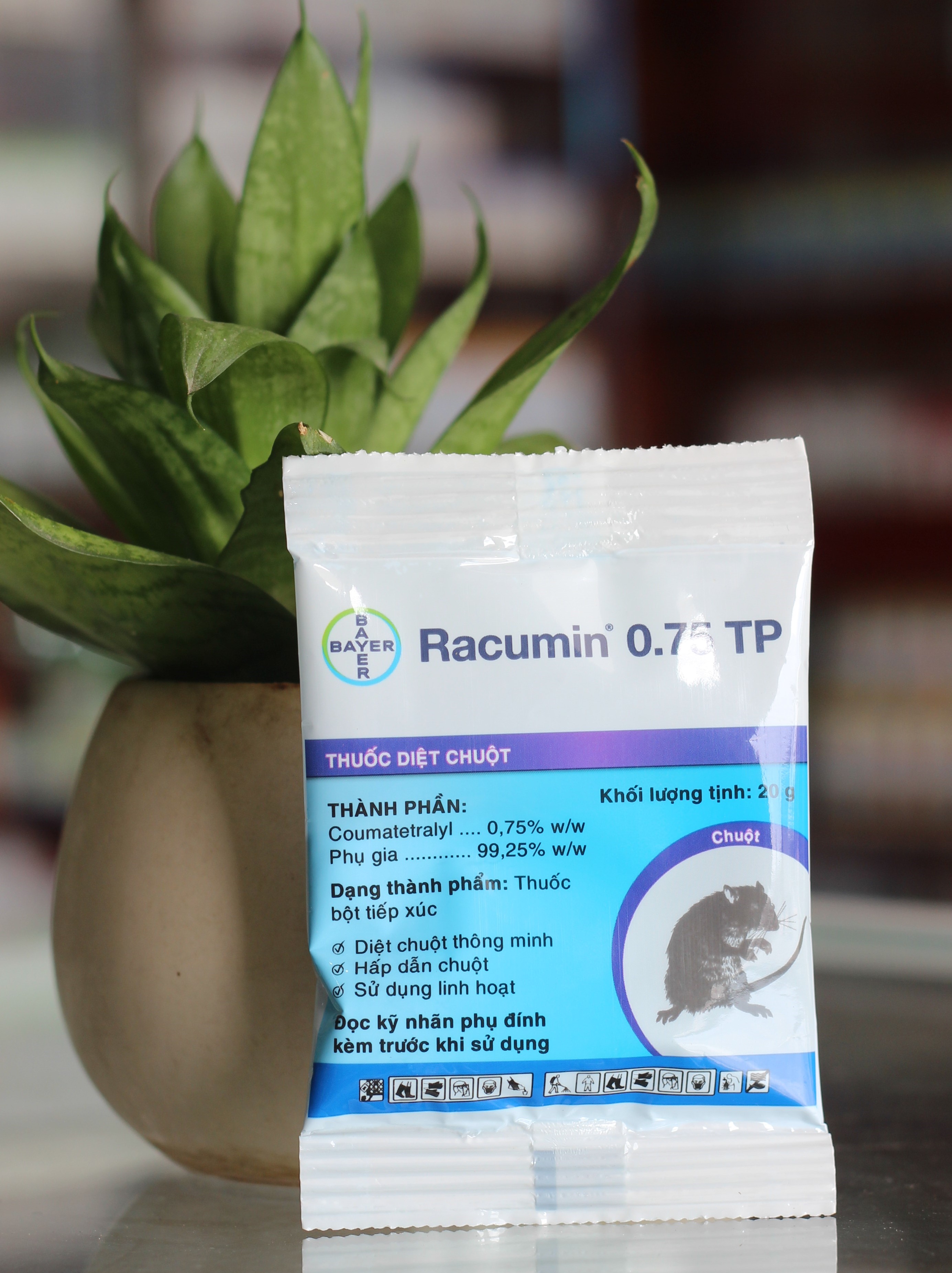 Thuốc diệt chuột thông minh Racumin 0.75 TP 20g của Bayer