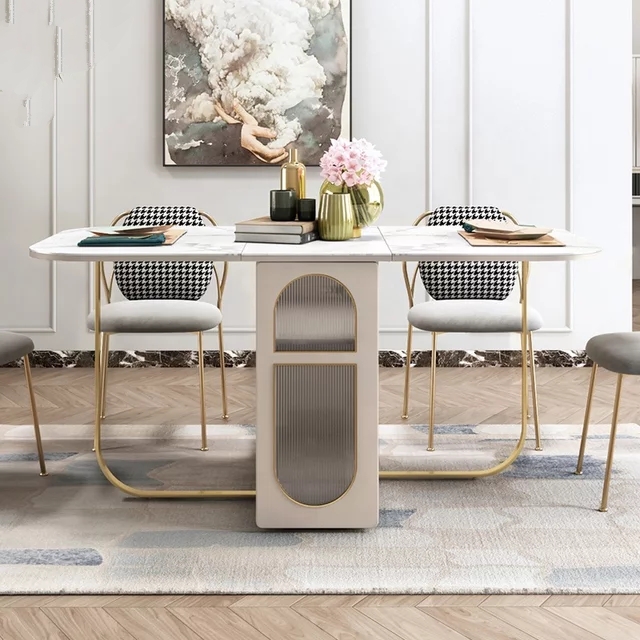 Bàn ăn thông minh hdfurniture gấp gọn phong cách bắc âu ba8