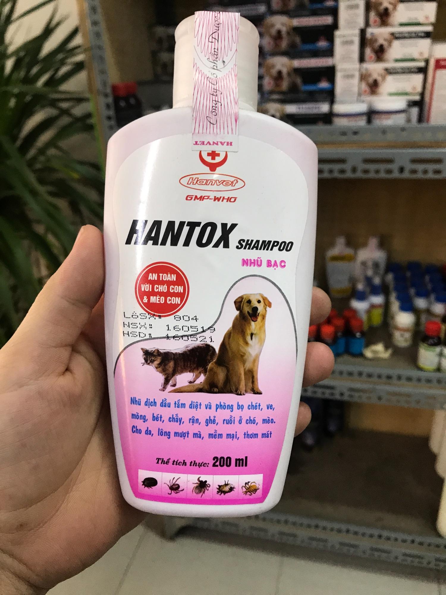 Sữa tắm cao cấp cho chó mèo mượt lông khử mùi - hồng 200ml