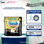 Viên Rửa Chén Bát Hương Chanh Finish Powerball Ultimate Plus 18 Viên