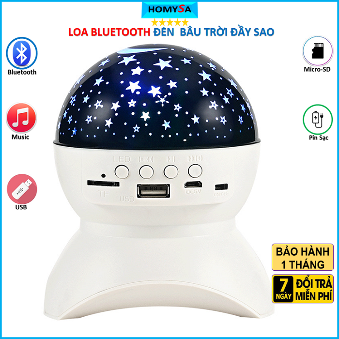 Loa đèn bluetooth XY-890 - Loa đèn sân khấu vũ trường - Loa sinh nhật tiệc tùng - Happy new year - Loa bầu trời đầy sao