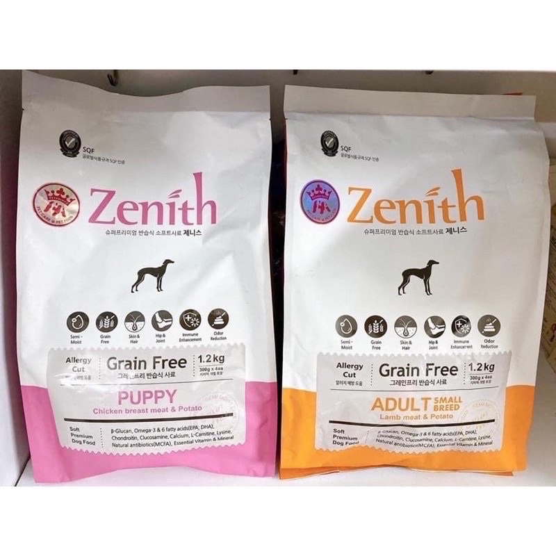 Thức ăn hạt mềm Zenith cho chó