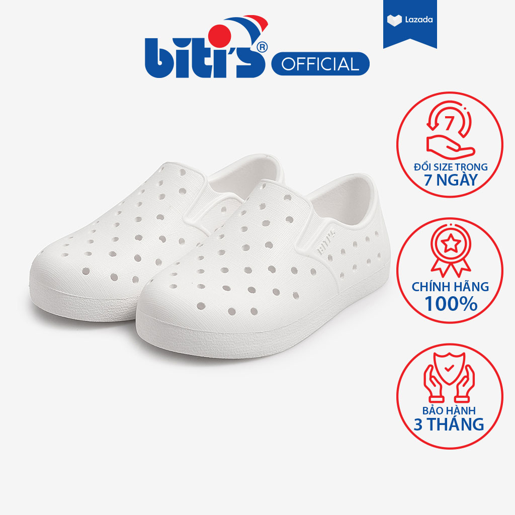 Giày Thông Dụng Eva Phun Bé Trai Biti's E-Flow BSB004000TRG (Trắng)