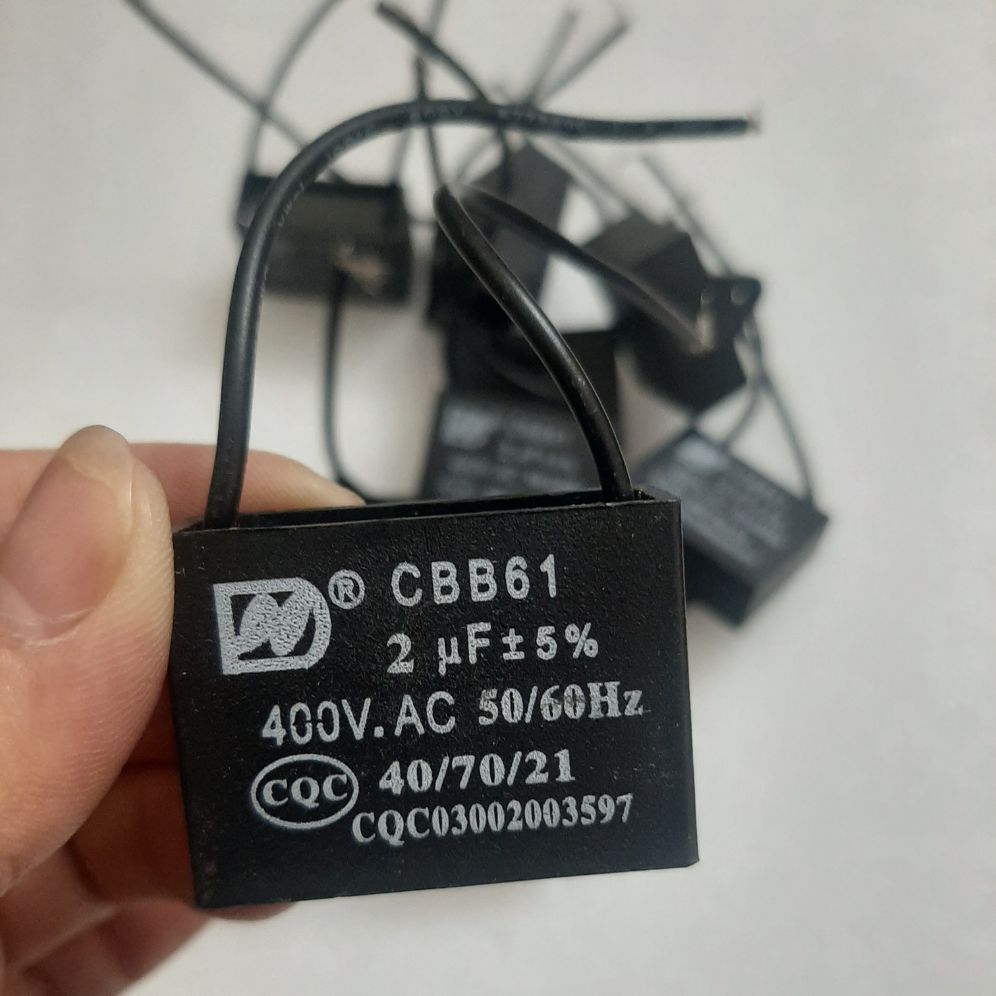 5 tụ quạt 2uf 400v