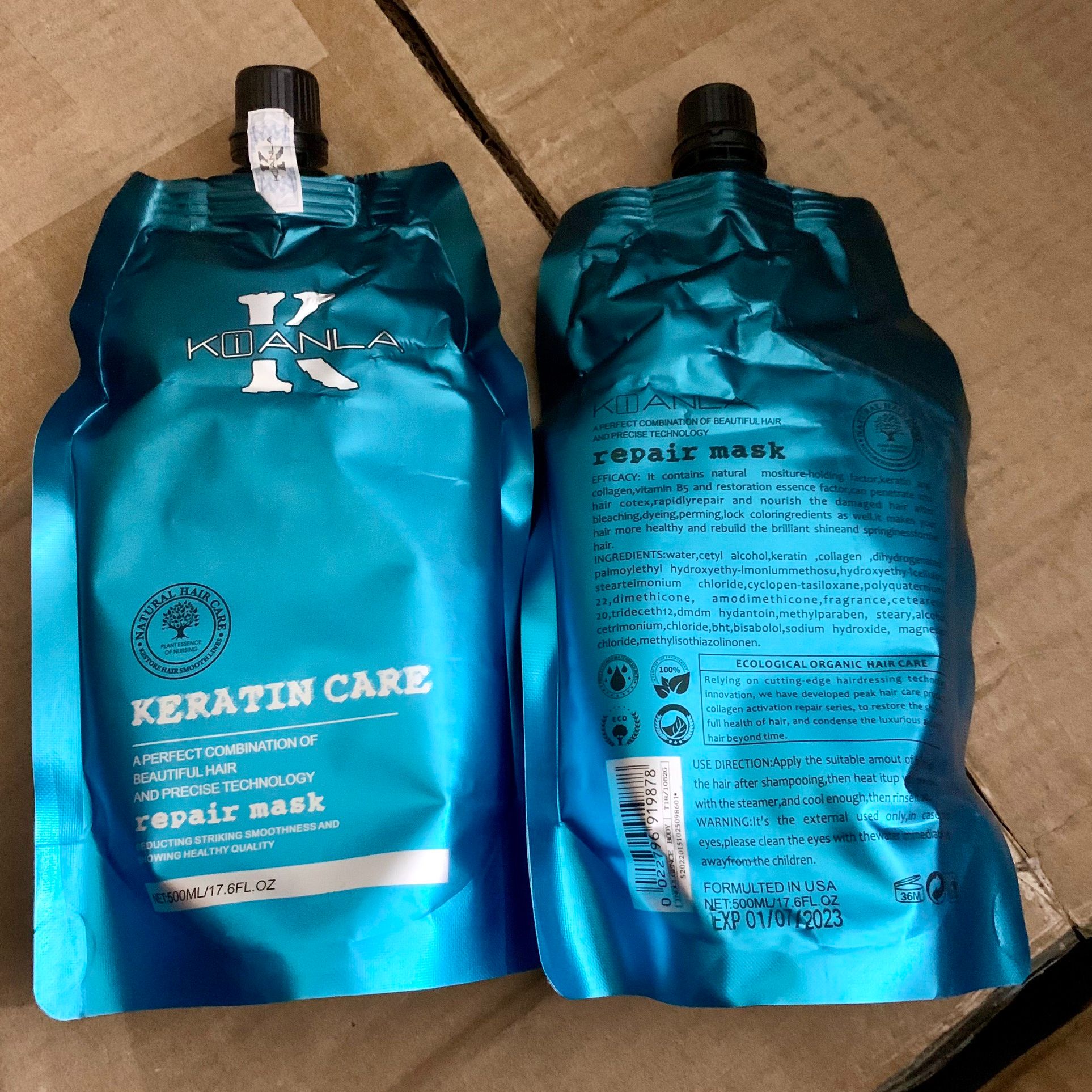 Hấp ủ tóc phục hồi kianla tóc nát cháy hư tổn 500ml