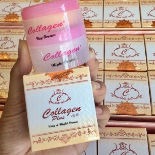 Kem nám tàn nhang cặp Collagen Plus Vit E