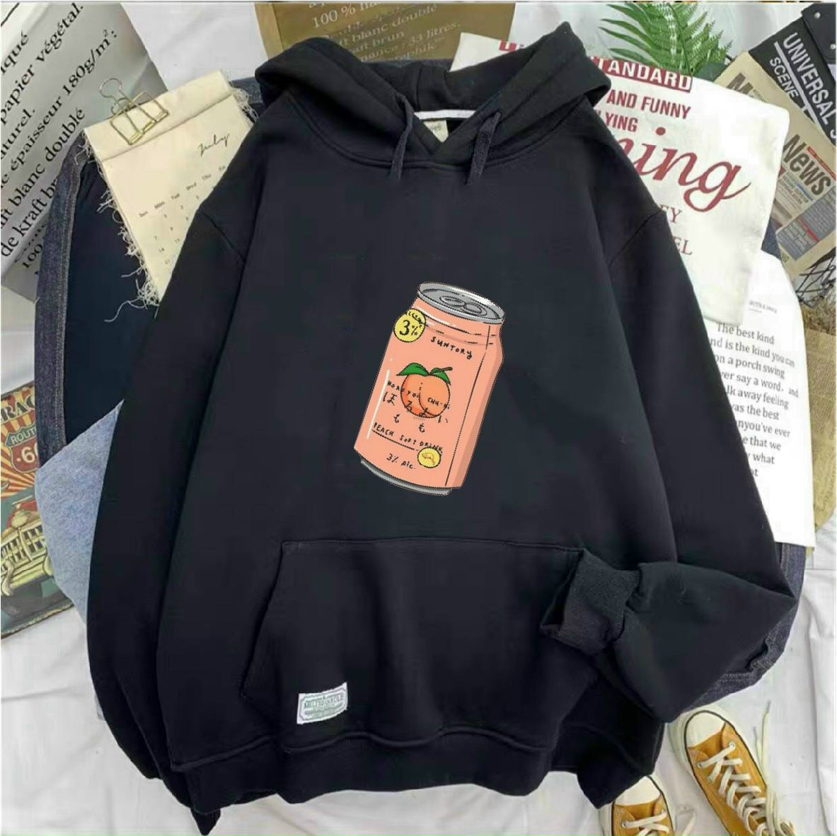 ÁO KHOÁC HOODIE UNISEX HOT TREND NĂM 2022 CHẤT VẢI DÀY IN HÌNH CHẮC CHẮN PHỐI MÀU XINH CÓ MŨ LIỀN