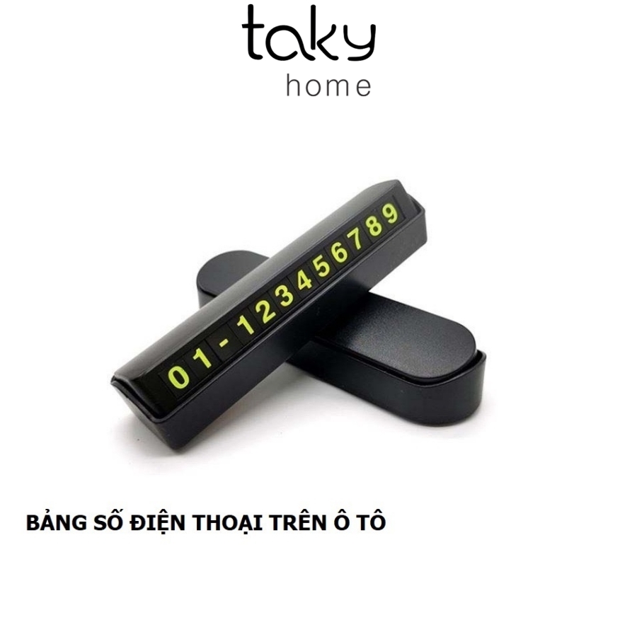 Bảng Ghi Số Điện Thoại Gắn Taplo Xe Hơi, Tiện Dụng Và Văn Minh, Đỗ Xe Vướng Đường, Lối Đi Báo Mọi Người Biết Số ALO, Bảng Ghi Số Điện Thoại, TakyHome 9200