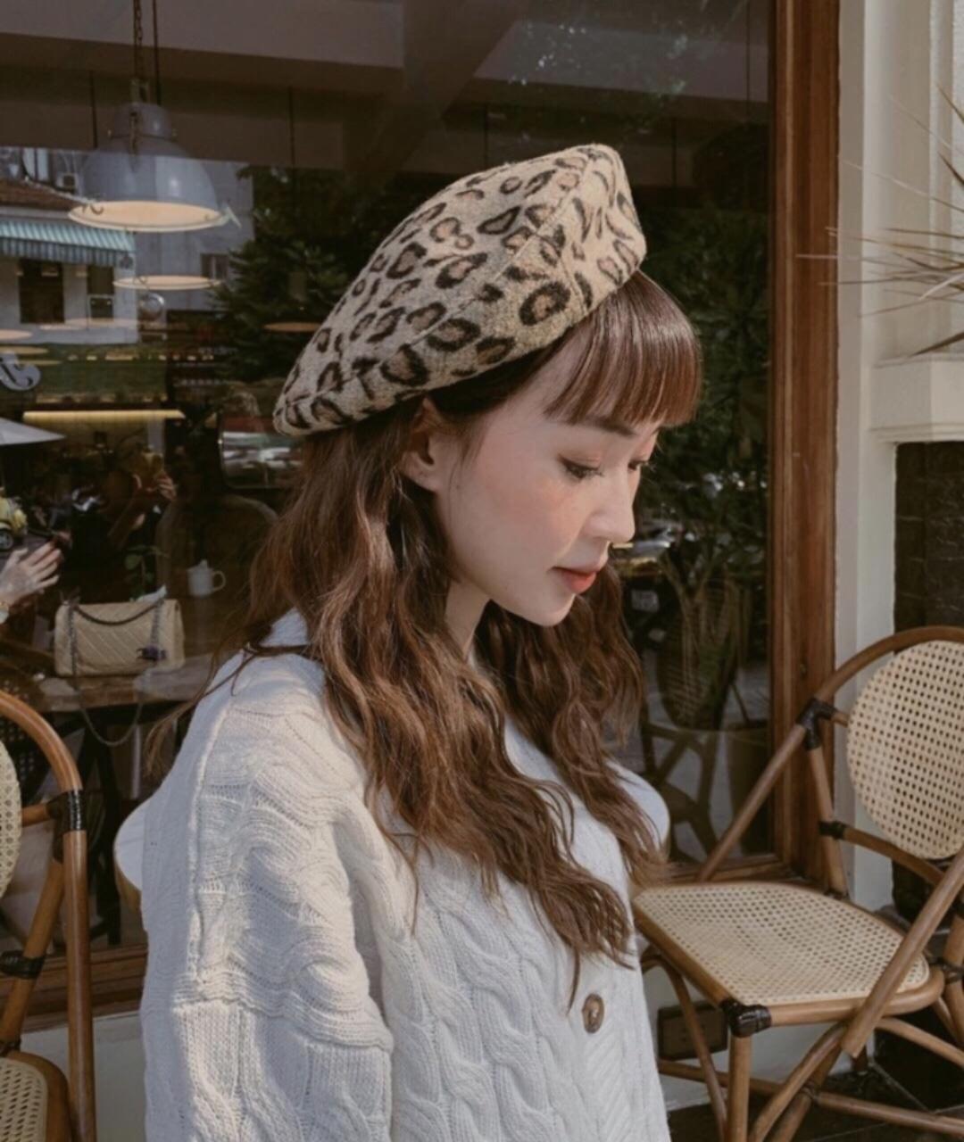 Mũ nồi, nón nồi da báo hottrend sang chảnh