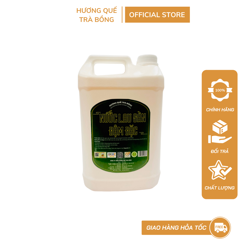 Can 5 lít nước lau sàn quế đậm đặc