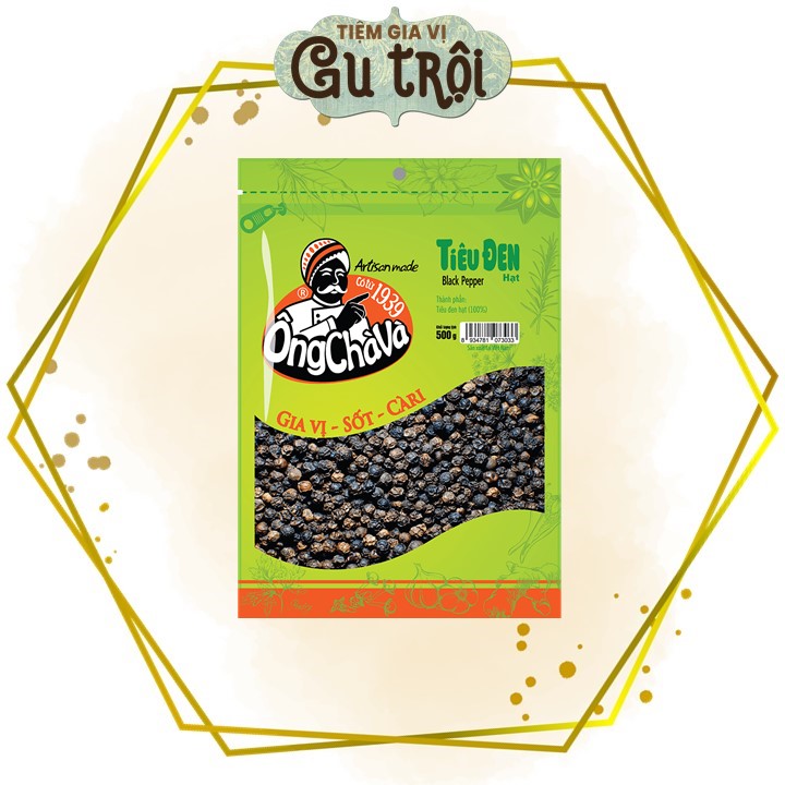 Tiêu đen hạt ông chà và 500gram