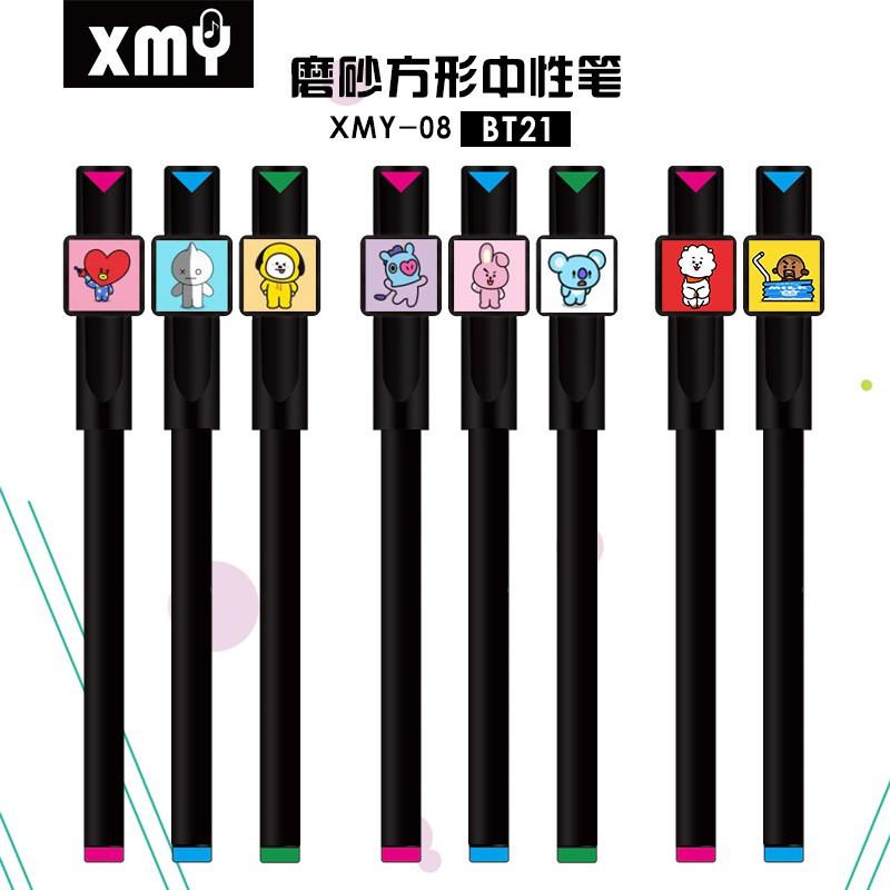 Bút Bangtan Boys chibi bút Bangtan Boys bút đầu kim bút viết dụng cụ học tập thiết kế thông minh độc đáo army