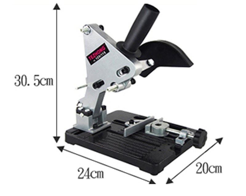 Khung Đế Kẹp Máy Mài Cầm Tay - Giá Đỡ Máy Mài Cầm Tay - Thương Hiệu Tezong - Chuyển Đổi Máy Mài Thành Máy Cắt Bàn - Đế Kẹp Máy Mài TZ6103 - HẢI MY STORE