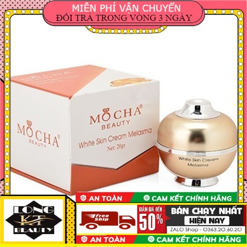 [Chính hãng - Mỹ Phẩm Mocha Beauty]Kem Trừ  Nám Face Tảo Non Mocha kem face Tảo non  Mocha trừ mụn xóa mờ vết nhăn Chuyên Trừ Nám da mặt 20gr