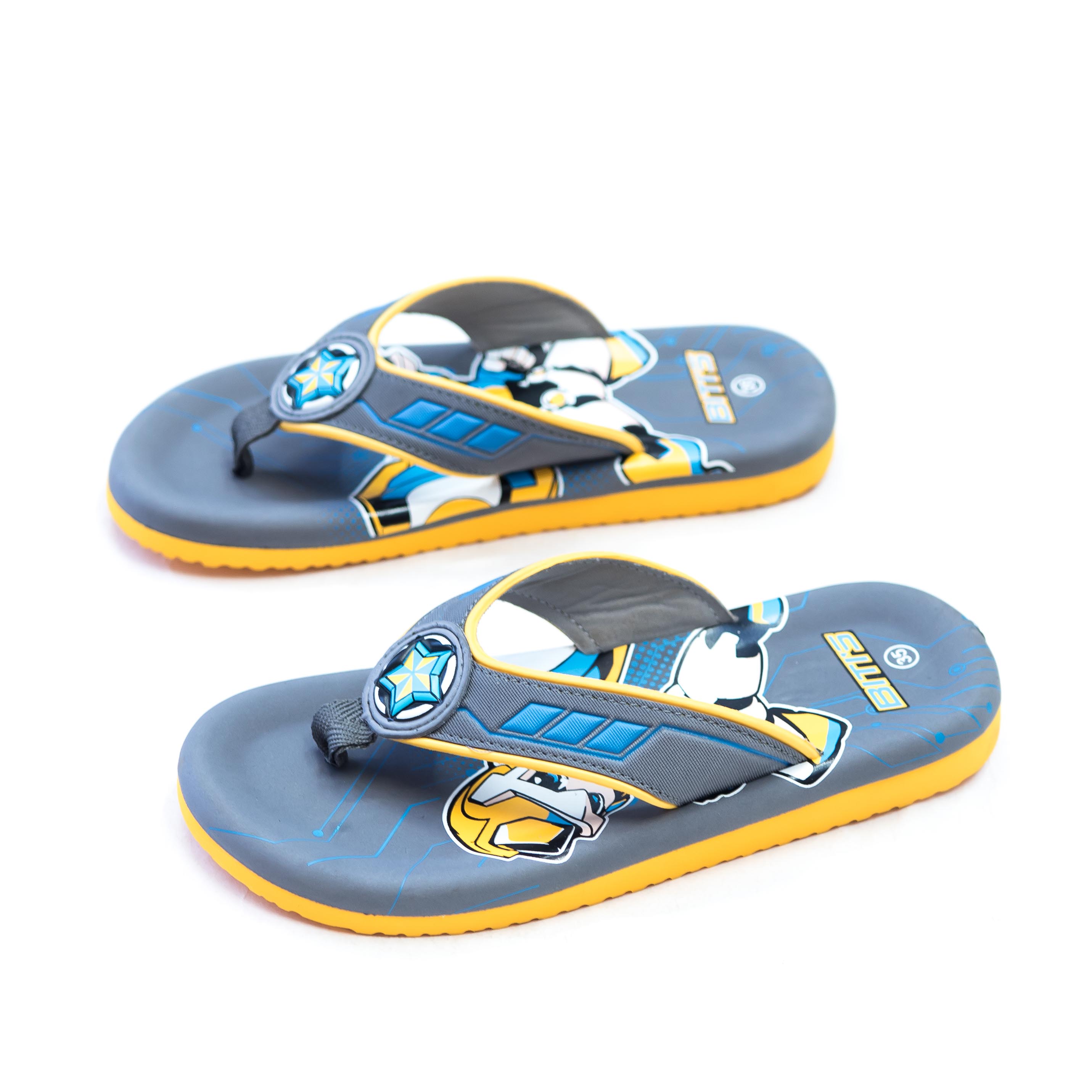 [Hoàn Xu] DÉP KẸP XỐP XỎ NGÓN BÉ TRAI BITI'S HOẠT HÌNH SIÊU NHÂN DXB132200 (ĐEN + XÁM + XANH NHỚT) - BITIS