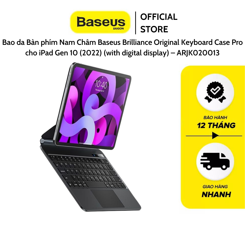 Bao da Bàn phím Nam Châm Baseus Brilliance Original Keyboard Case Pro cho