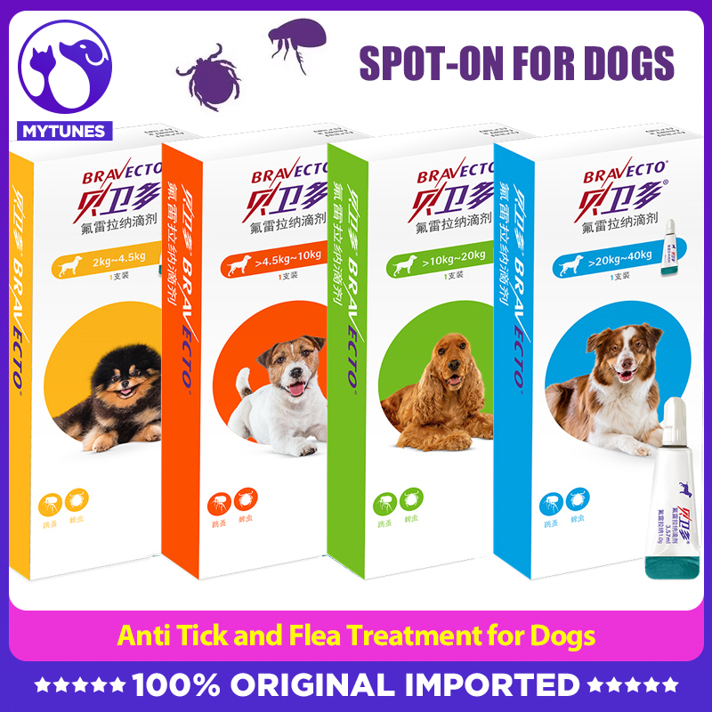 Bravecto chó Thuốc trị ve ghẻ, viêm da, demodex cho chó EXP:10.2025