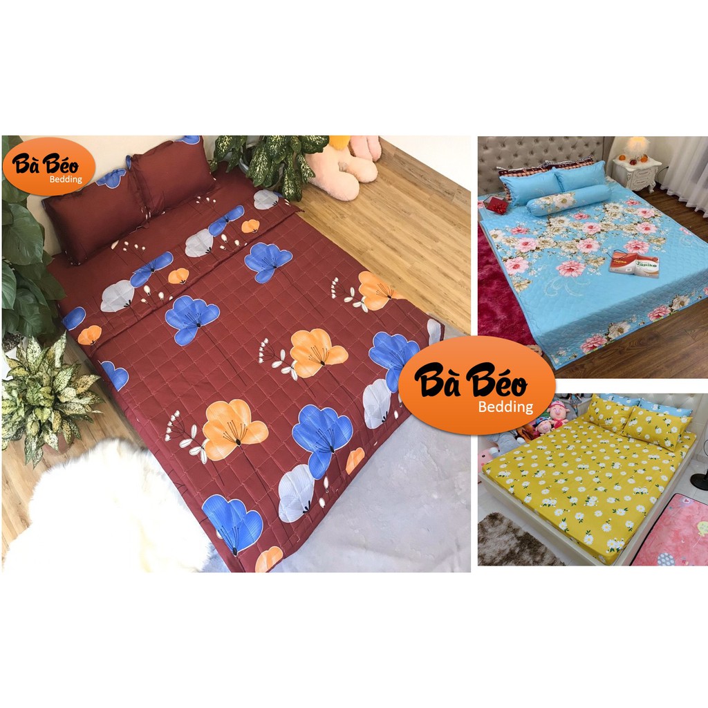 Ga Giường đai thun Gồm 3 màu, Ga gối Hoa 5 cánh, Ga gối Trà Xanh, Ga Gối Cúc Trắng. Bộ sưu tập ga gối Hoa lá đẹp shop revato