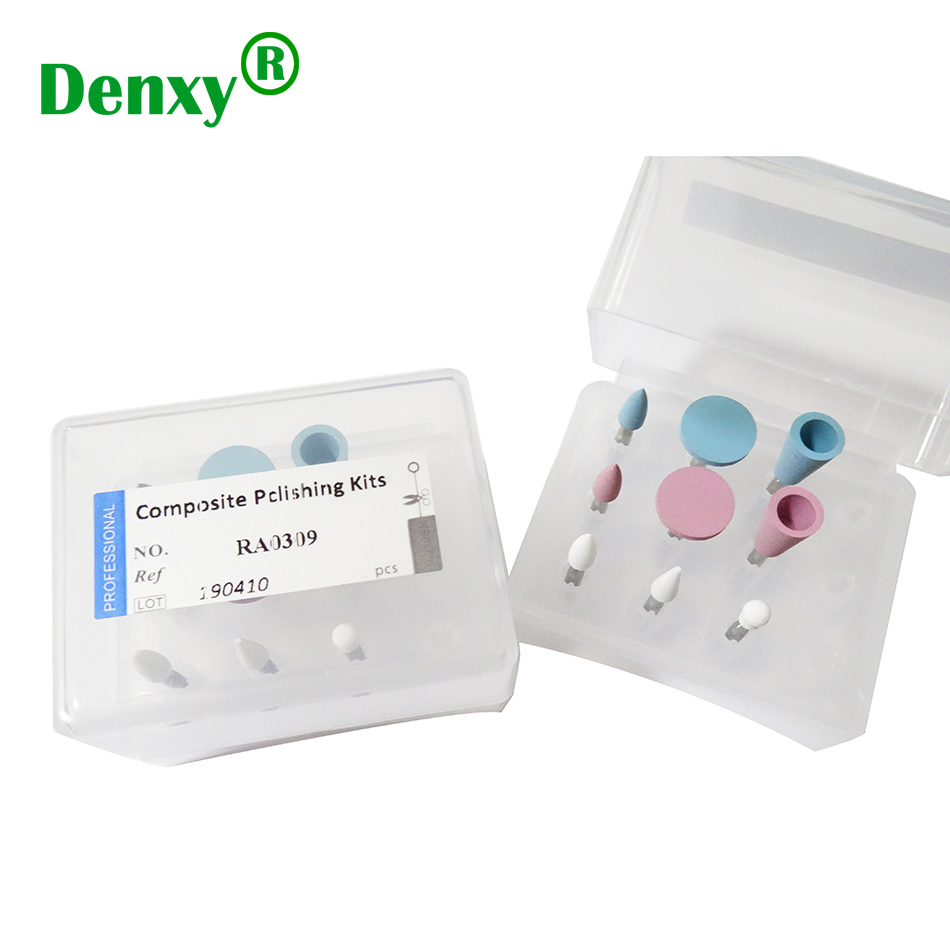 Denxy 3 ra0309 nha khoa Composite đánh bóng Kit nha khoa BUR nha khoa công