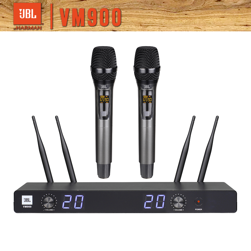 JBL/VM900 microphone wireless,micro không dây cao cấp,micro hát karaoke không dây chống hú