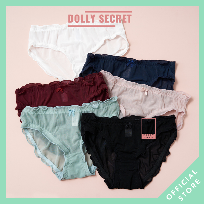 Quần lót ren xuyên thấu sexy gợi cảm ôm mông LISA DOLLY SECRET QL024-Kháng Khuẩn, Mềm Mại, Thoáng Khí, Chống Đổ Lông, Quần Sịp Nữ, Quần Chíp Nữ, Quần Xì Nữ