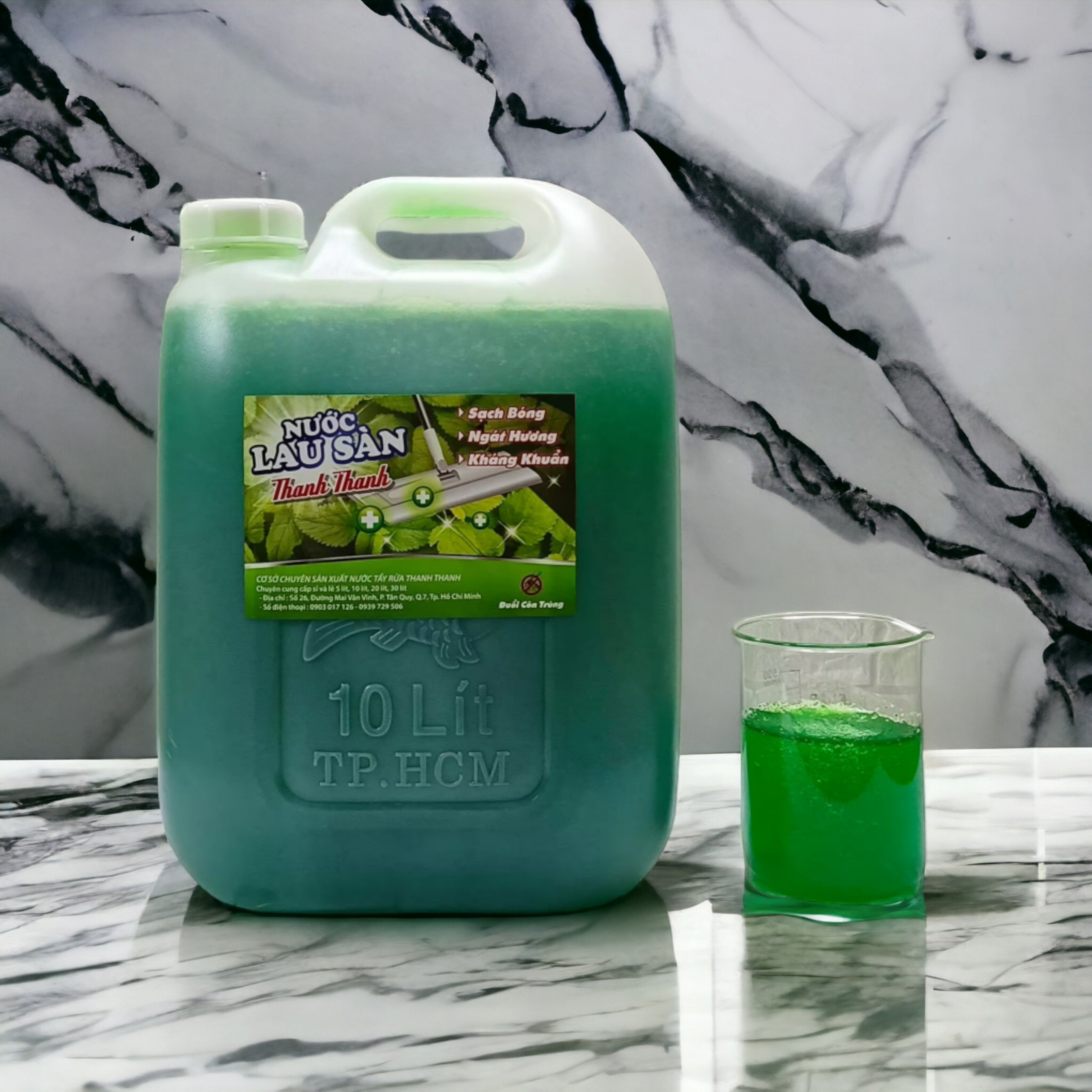 Nước lau sàn hương bạc hà can 10 lít