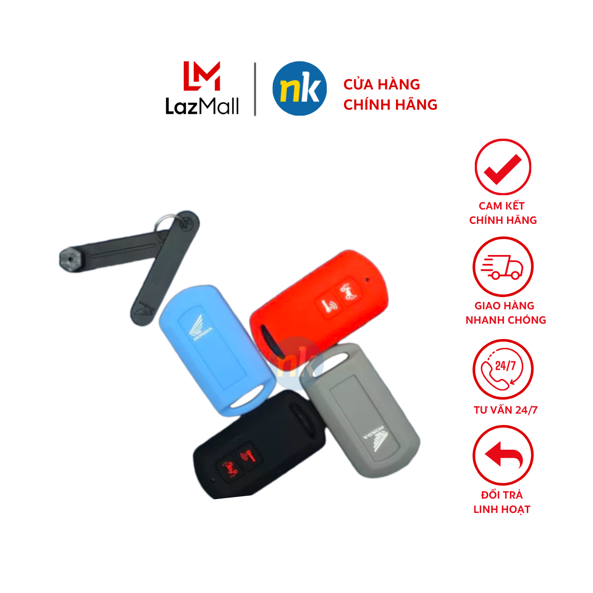 Bọc da chìa khóa loại 2 nút và 3 nút Smartkey Honda SH, SH Mode, Lead, Airblade, Vision, Vario 150, Vison 2021, SH 2021, Winner X 2021, PCX  nhiều màu đẹp