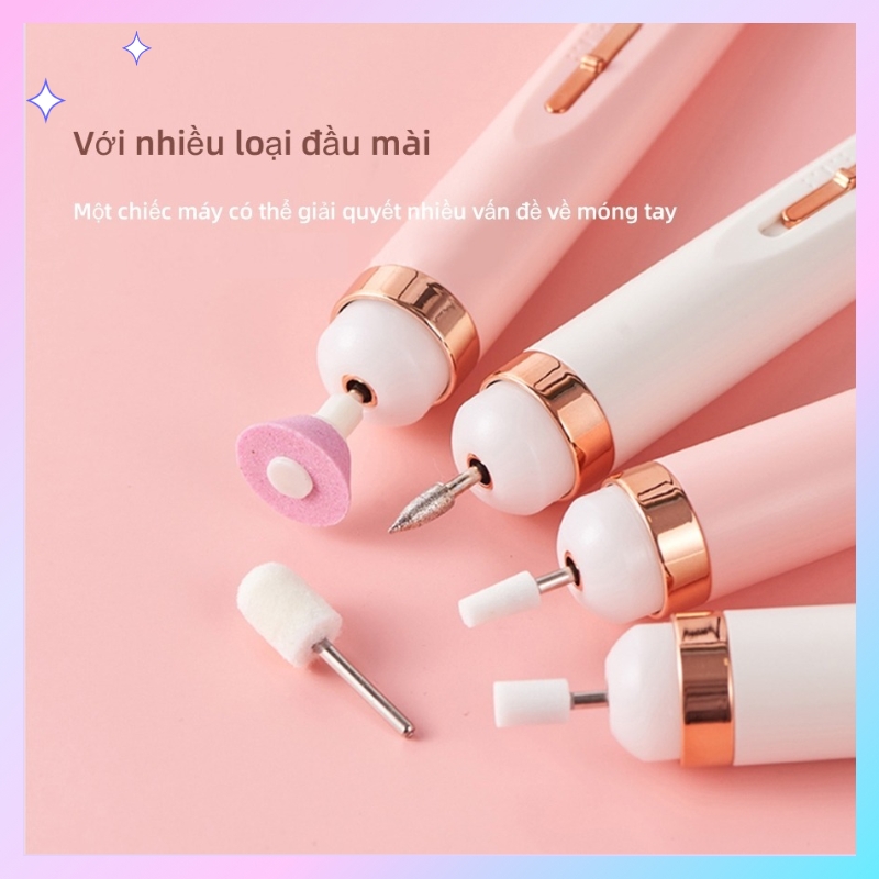 Dụng cụ điện nhỏ mới Máy chà nhám móng tay Máy chà nhám móng tay 5 trong 1 Máy làm móng tay đặc biệt cho cửa hàng làm móng
