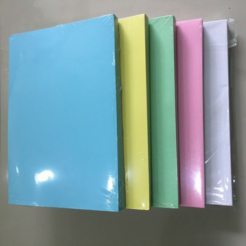100 tờ giấy vẽ, in, bìa màu cứng, bìa thái a4 - 180gsm