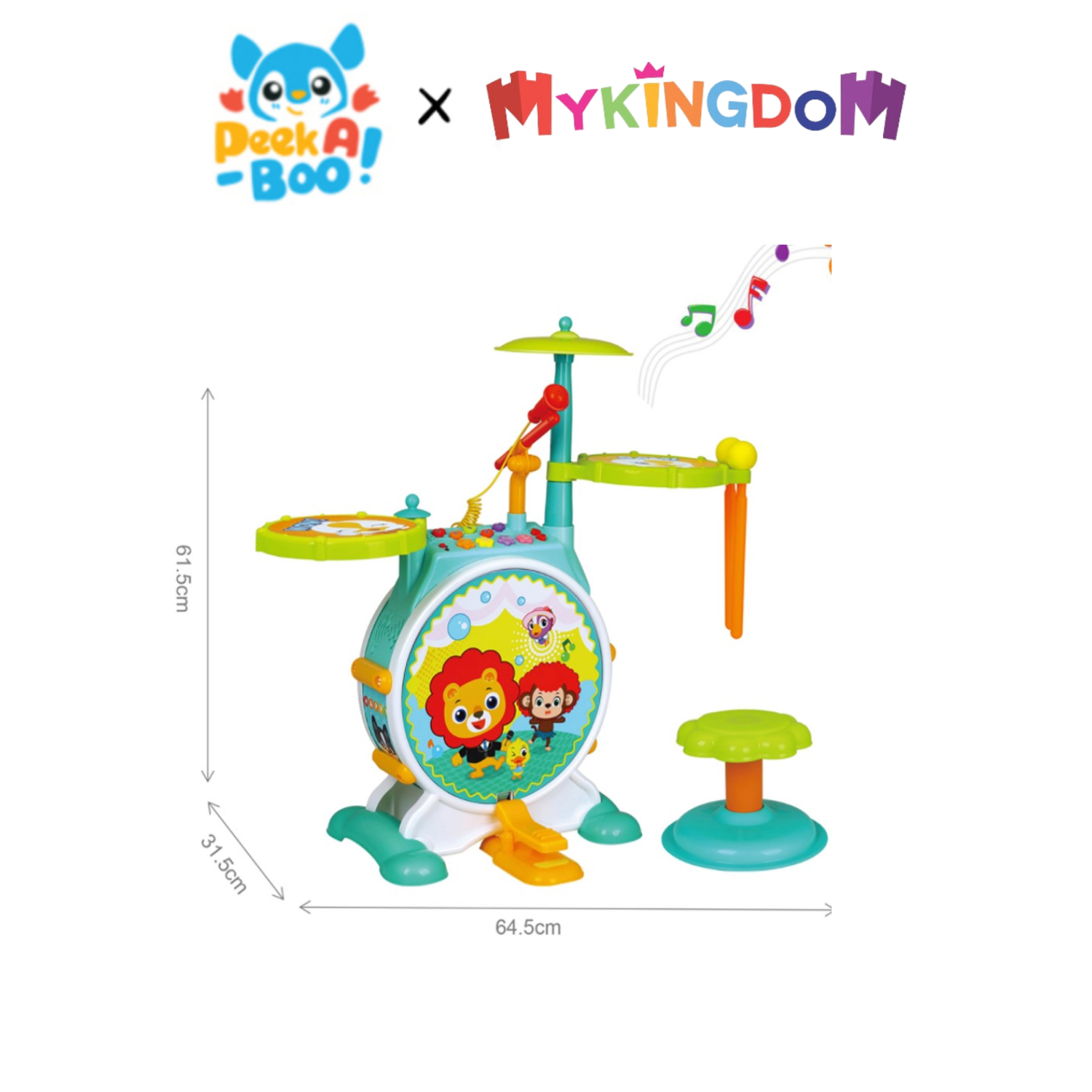 PEEK A BOO Bộ trống cho bé 3130