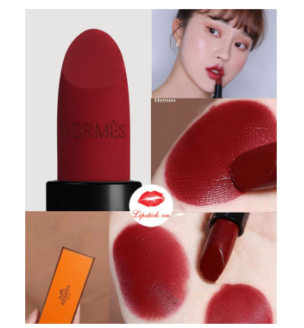 Son hermes rouge siêu xinh, cơn sốt làm đẹp mới 2021 mau 68