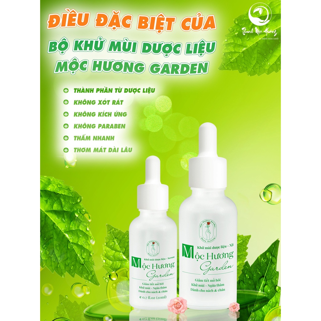 XỊT KHỬ MÙI HÔI NÁCH THANH MỘC HƯƠNG THẢO MỘC