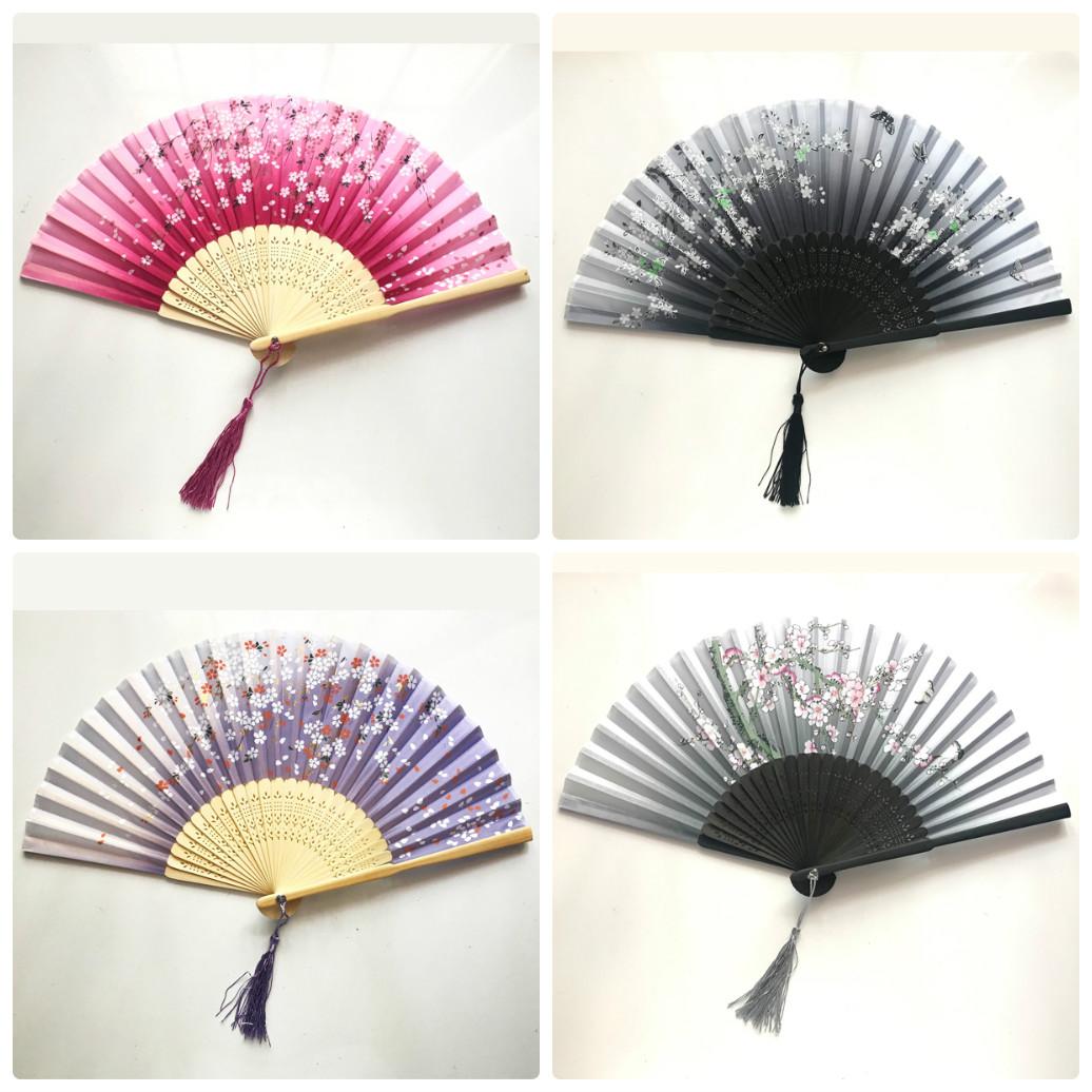 Quạt cổ phong dây tuyến đồ cổ trang trung quốc cổ phong cổ đại bộ sưu tập quạt xếp, quạt tròn