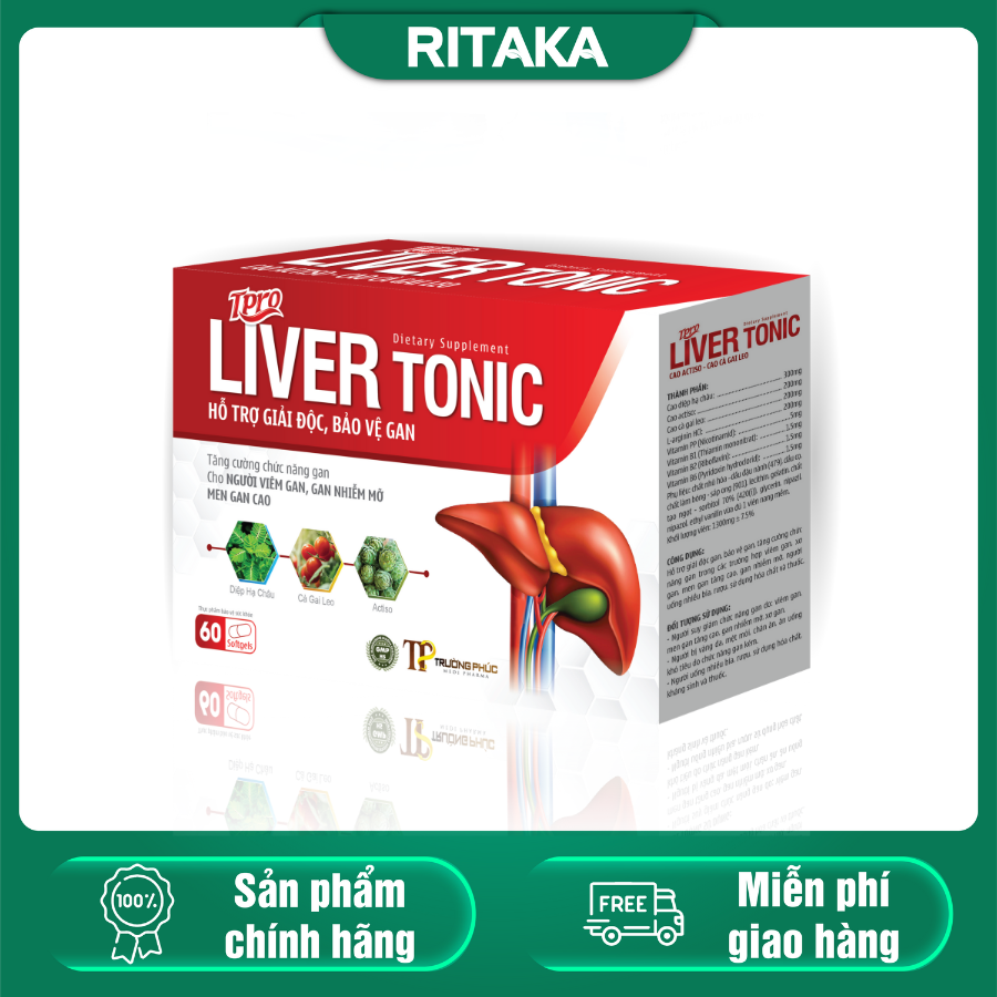 Liver tonic – hỗ trợ giải độc và bảo vệ gan